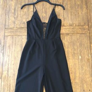 Charlotte Russe Black Jumpsuit Size S